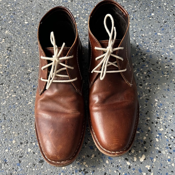 Steve Madden brown leather chukka boot main image 2